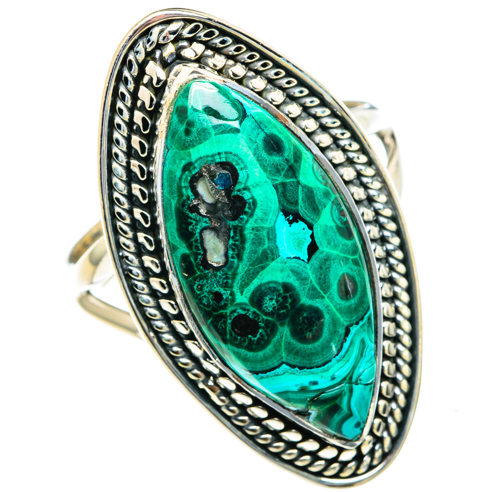 Chrysocolla Rings handcrafted by Ana Silver Co - RING82154