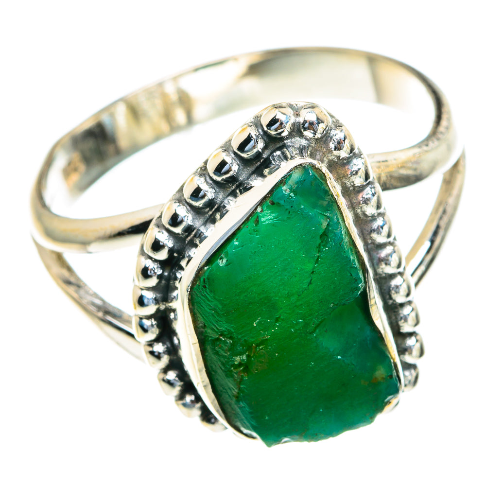 Chrysoprase Rings handcrafted by Ana Silver Co - RING82155