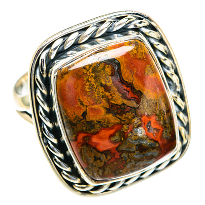 Moroccan Agate Rings handcrafted by Ana Silver Co - RING82156