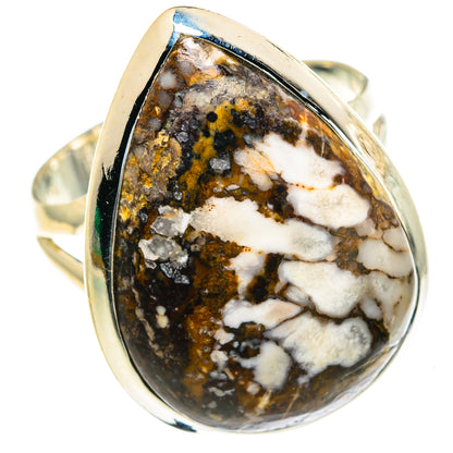 Peanut Wood Jasper Rings handcrafted by Ana Silver Co - RING82159