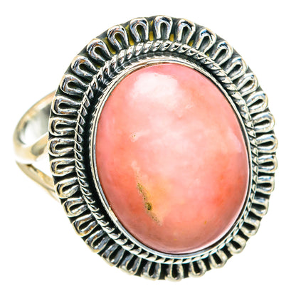 Pink Opal Rings handcrafted by Ana Silver Co - RING82164
