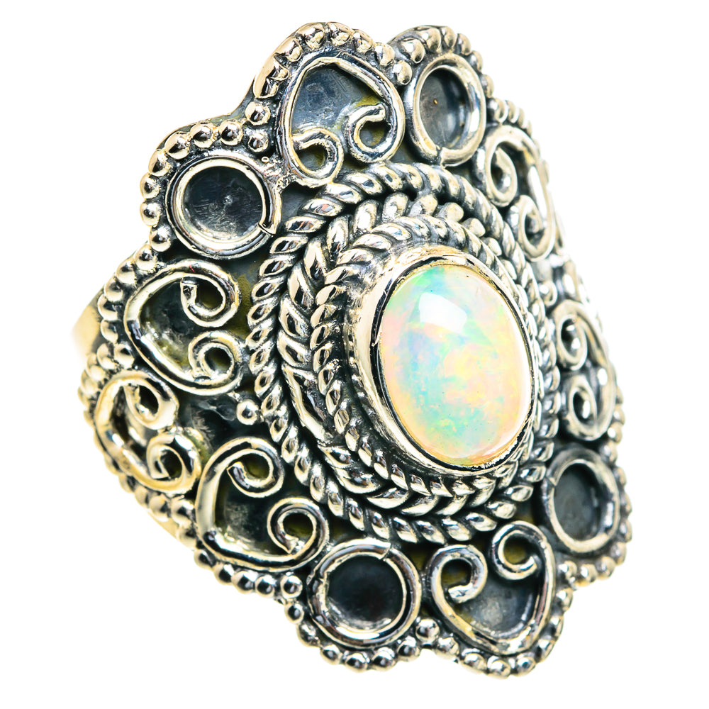 Ethiopian Opal Rings handcrafted by Ana Silver Co - RING82175