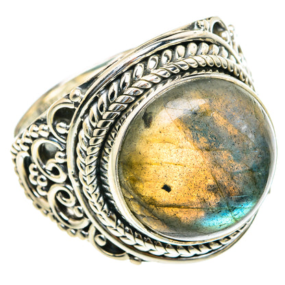 Labradorite Rings handcrafted by Ana Silver Co - RING82183