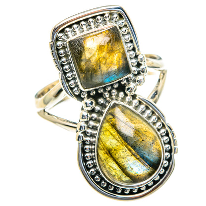 Labradorite Rings handcrafted by Ana Silver Co - RING82192