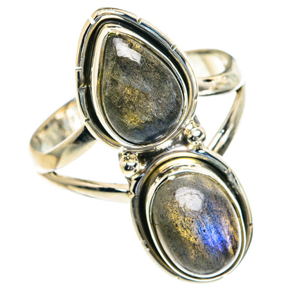 Labradorite Rings handcrafted by Ana Silver Co - RING82198
