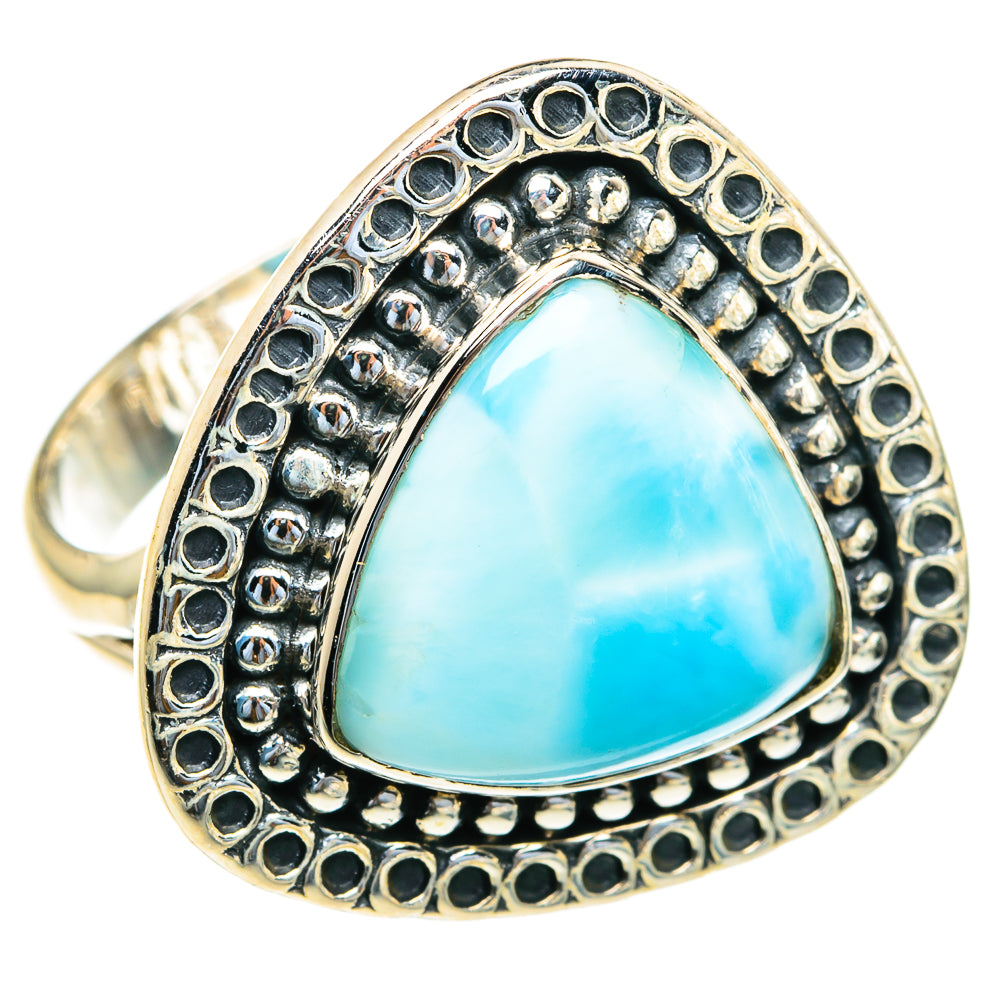 Larimar Rings handcrafted by Ana Silver Co - RING82200