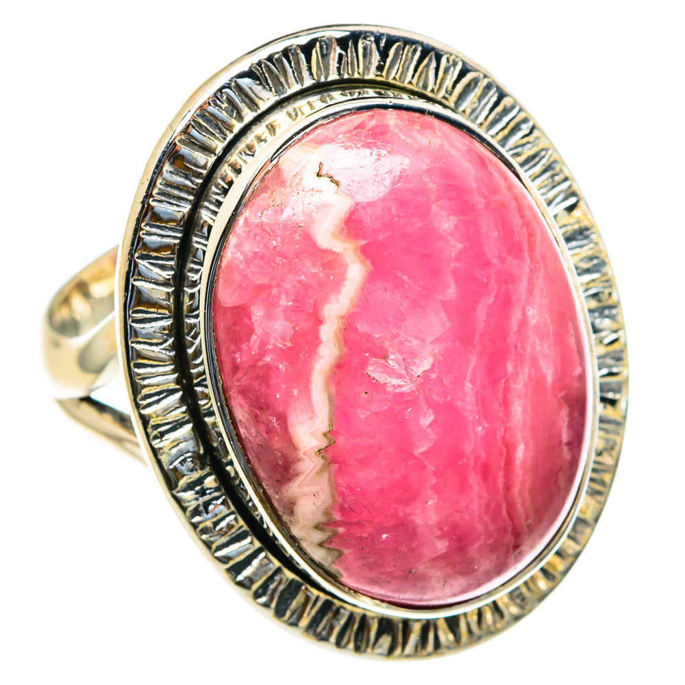 Rhodochrosite Rings handcrafted by Ana Silver Co - RING82213