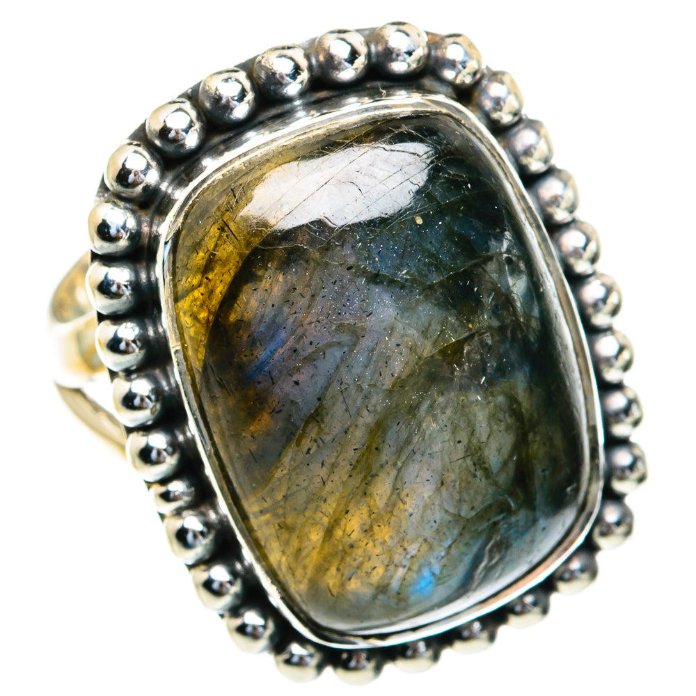 Labradorite Rings handcrafted by Ana Silver Co - RING82229