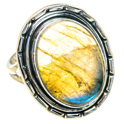 Labradorite Rings handcrafted by Ana Silver Co - RING82233