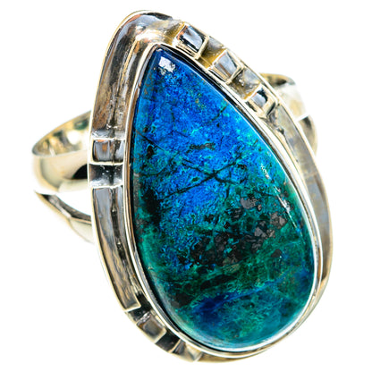 Chrysocolla Rings handcrafted by Ana Silver Co - RING82235