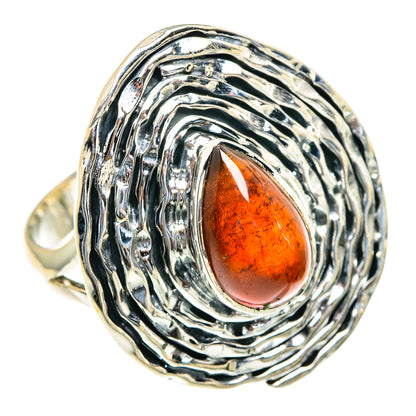 Garnet Rings handcrafted by Ana Silver Co - RING82247 - Photo 2