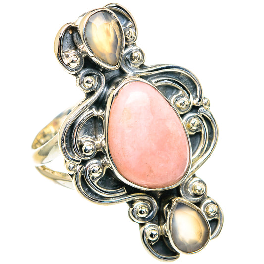 Pink Opal Rings handcrafted by Ana Silver Co - RING82248