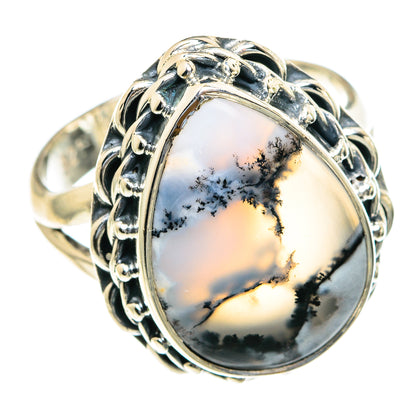 Dendritic Opal Rings handcrafted by Ana Silver Co - RING82255