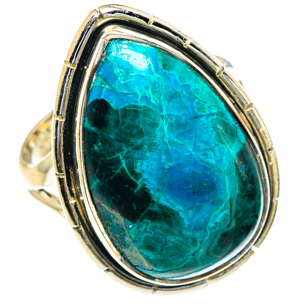 Chrysocolla Rings handcrafted by Ana Silver Co - RING82265