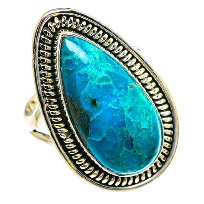 Chrysocolla Rings handcrafted by Ana Silver Co - RING82275
