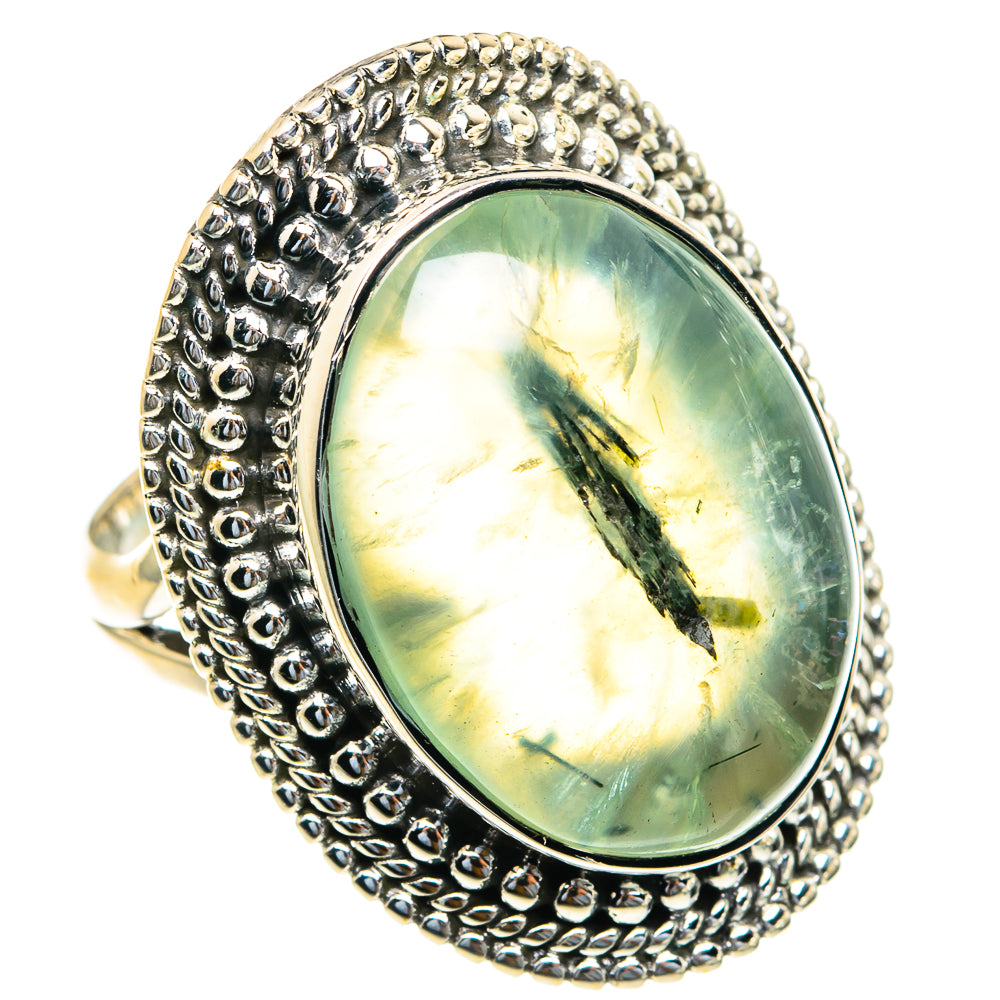 Prehnite Rings handcrafted by Ana Silver Co - RING82283