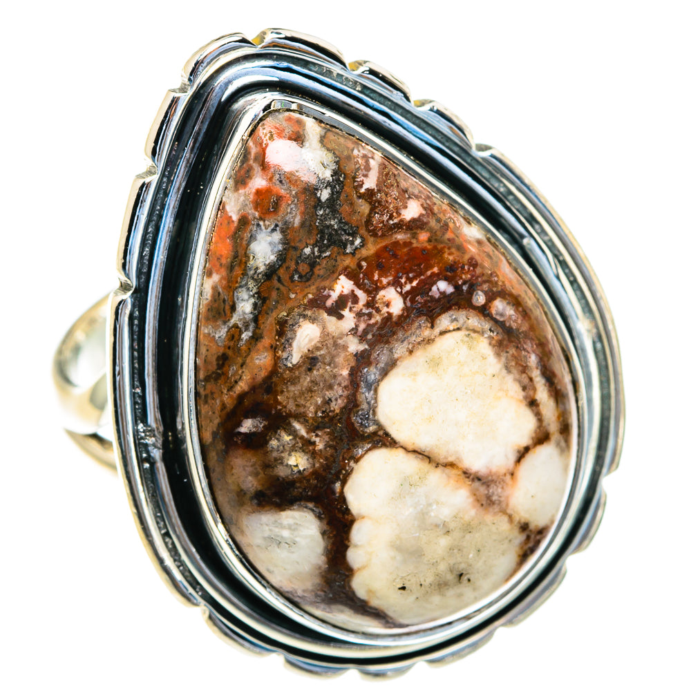 Peanut Wood Jasper Rings handcrafted by Ana Silver Co - RING82285 - Photo 2