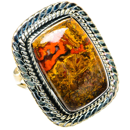 Moroccan Agate Rings handcrafted by Ana Silver Co - RING82290 - Photo 2