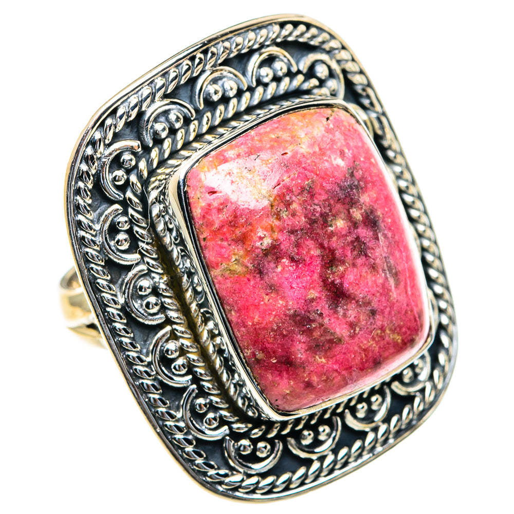 Rhodonite Rings handcrafted by Ana Silver Co - RING82294