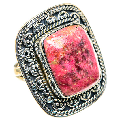 Rhodonite Rings handcrafted by Ana Silver Co - RING82294