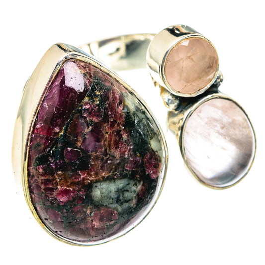 Russian Eudialyte Rings handcrafted by Ana Silver Co - RING82295