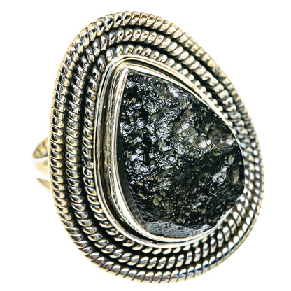 Tektite Rings handcrafted by Ana Silver Co - RING82299 - Photo 2