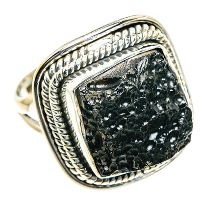 Tektite Rings handcrafted by Ana Silver Co - RING82302 - Photo 2