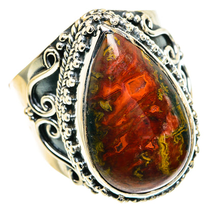 Moroccan Agate Rings handcrafted by Ana Silver Co - RING82333