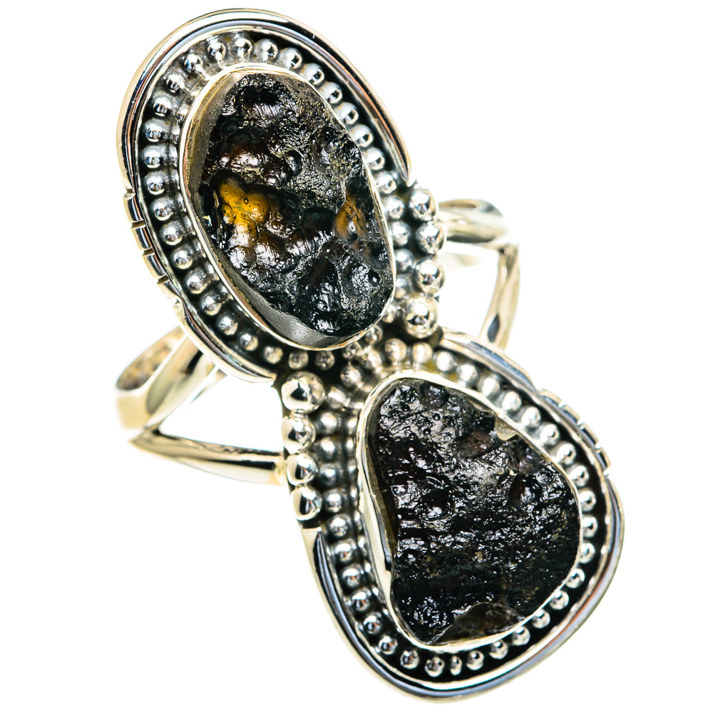 Tektite Rings handcrafted by Ana Silver Co - RING82342