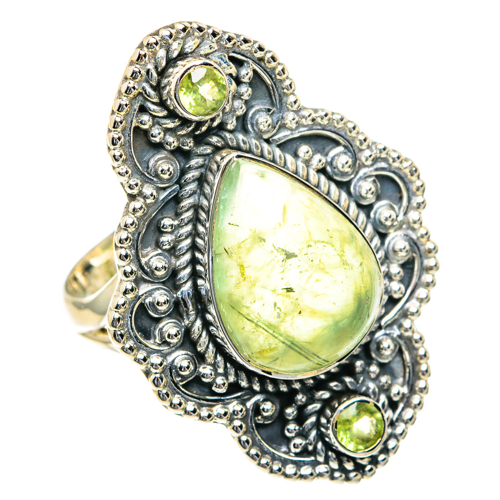 Prehnite Rings handcrafted by Ana Silver Co - RING82362