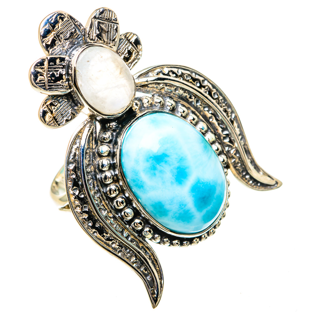 Larimar Rings handcrafted by Ana Silver Co - RING82367