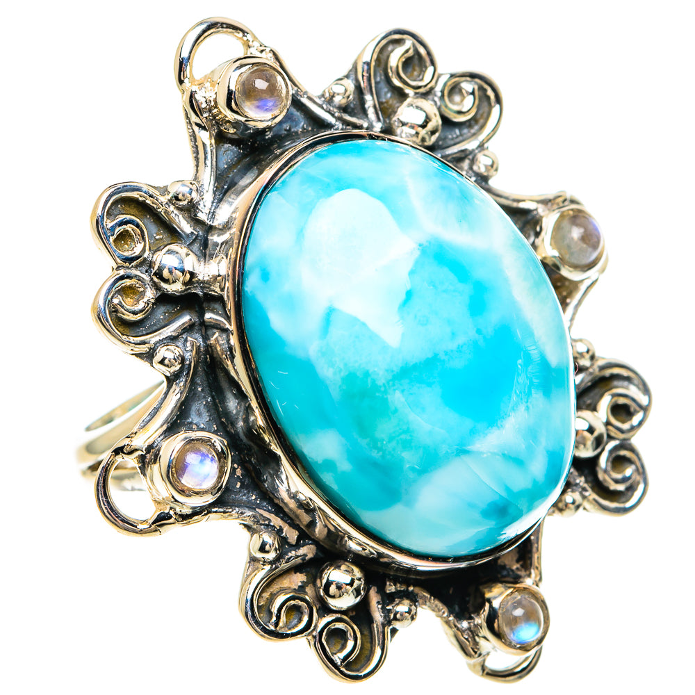 Larimar Rings handcrafted by Ana Silver Co - RING82368