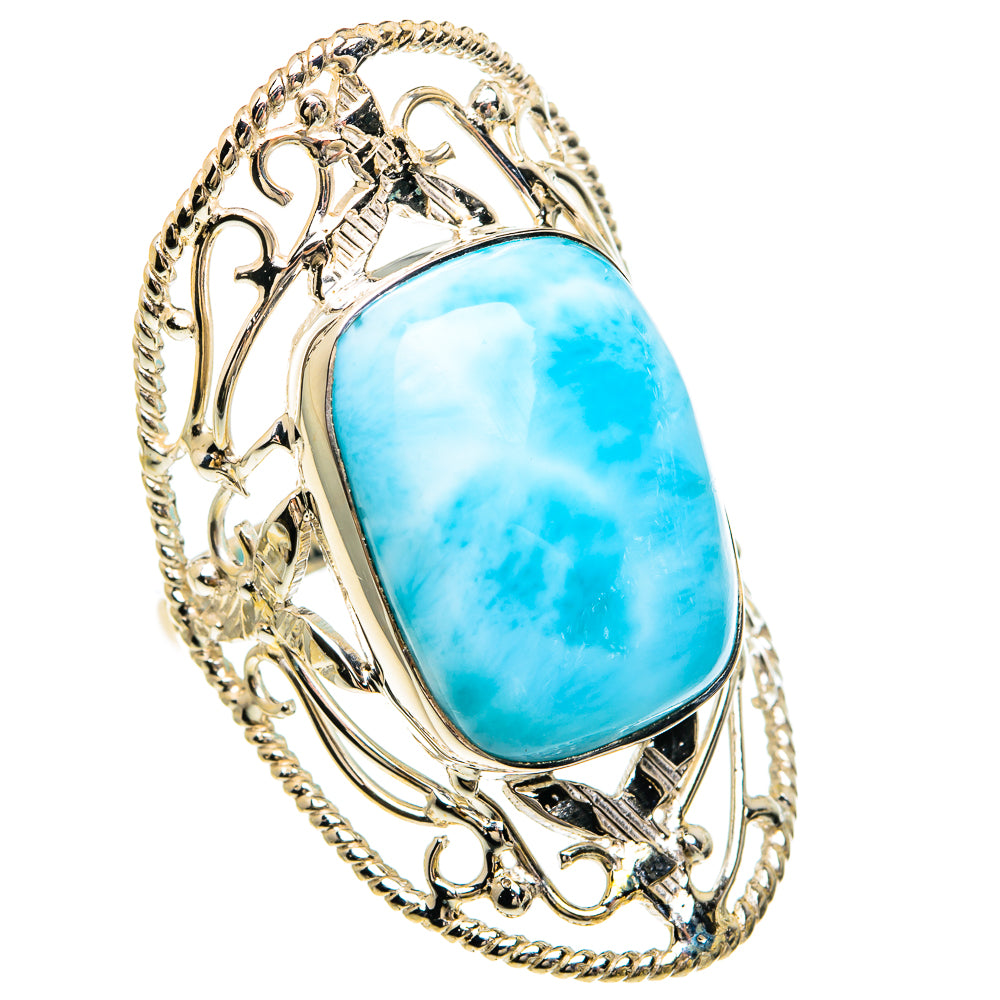Larimar Rings handcrafted by Ana Silver Co - RING82369