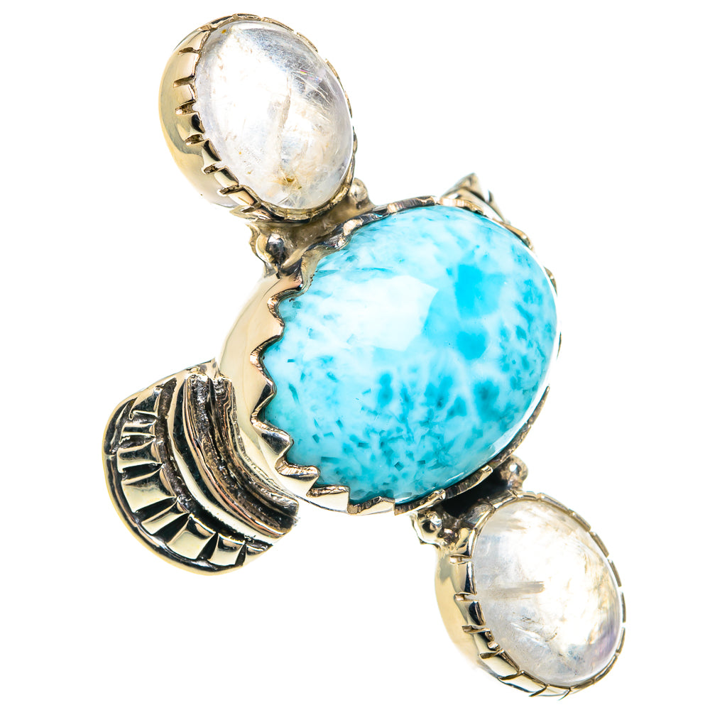 Larimar Rings handcrafted by Ana Silver Co - RING82370