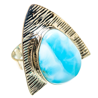 Larimar Rings handcrafted by Ana Silver Co - RING82393