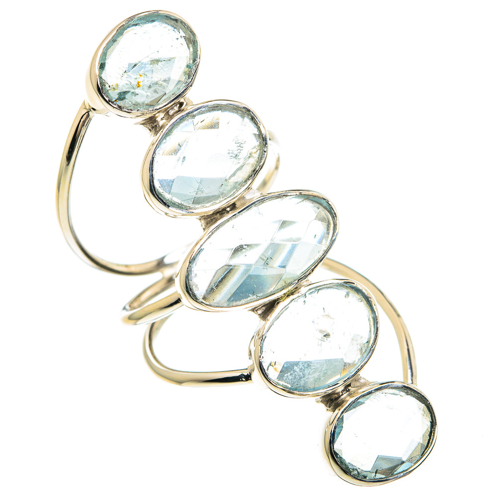 Aquamarine Rings handcrafted by Ana Silver Co - RING82395