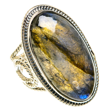 Labradorite Rings handcrafted by Ana Silver Co - RING82396