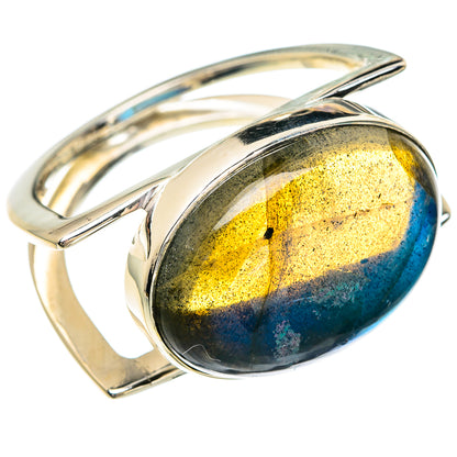 Labradorite Rings handcrafted by Ana Silver Co - RING82397