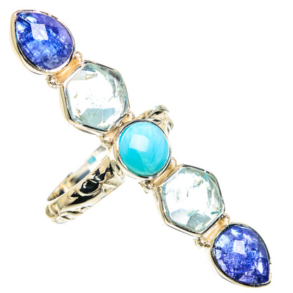 Larimar Rings handcrafted by Ana Silver Co - RING82402