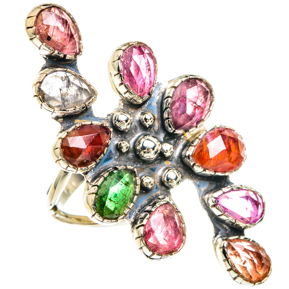 Pink Tourmaline Rings handcrafted by Ana Silver Co - RING82407