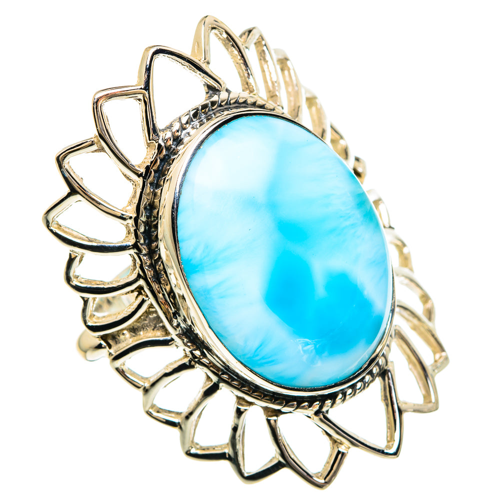 Larimar Rings handcrafted by Ana Silver Co - RING82417