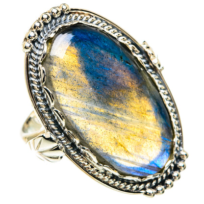 Labradorite Rings handcrafted by Ana Silver Co - RING82423