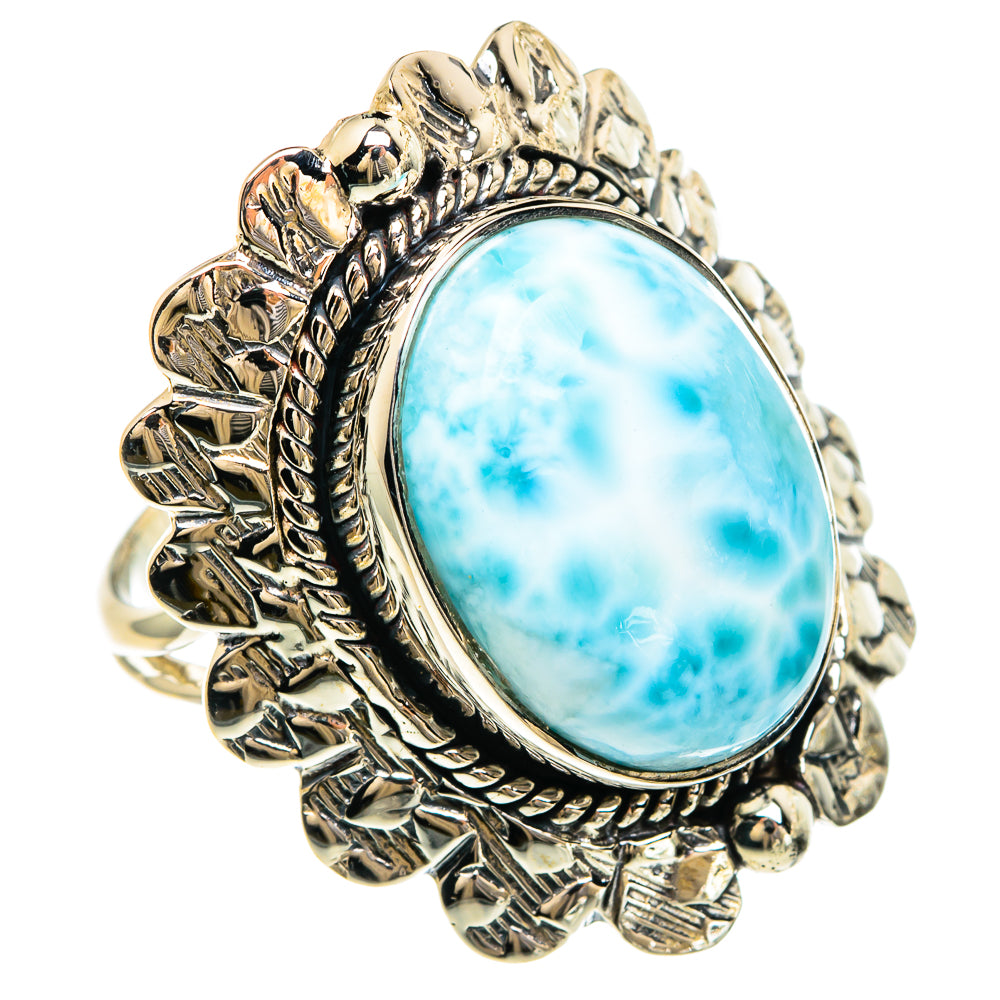 Larimar Rings handcrafted by Ana Silver Co - RING82430