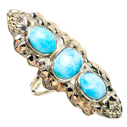 Larimar Rings handcrafted by Ana Silver Co - RING82434