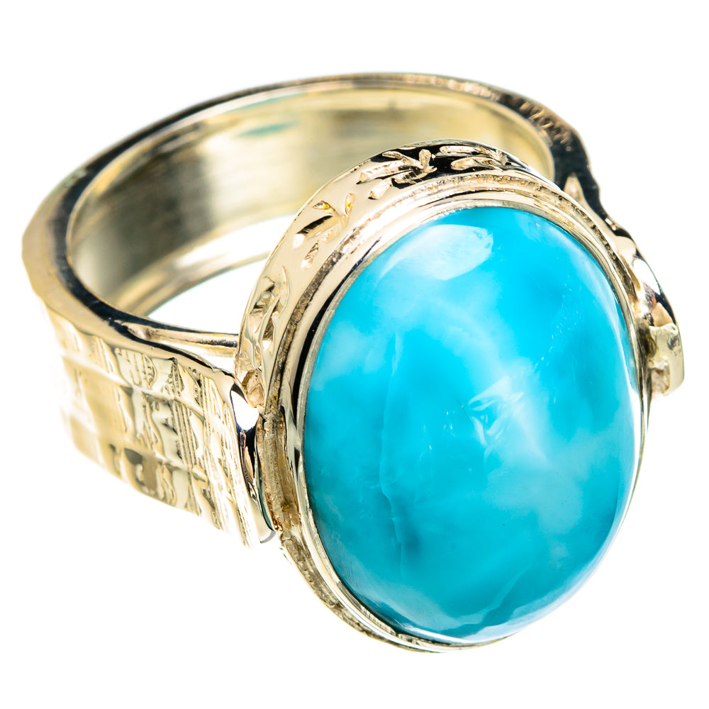 Larimar Rings handcrafted by Ana Silver Co - RING82444