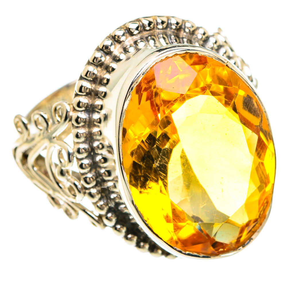 Citrine Rings handcrafted by Ana Silver Co - RING82445