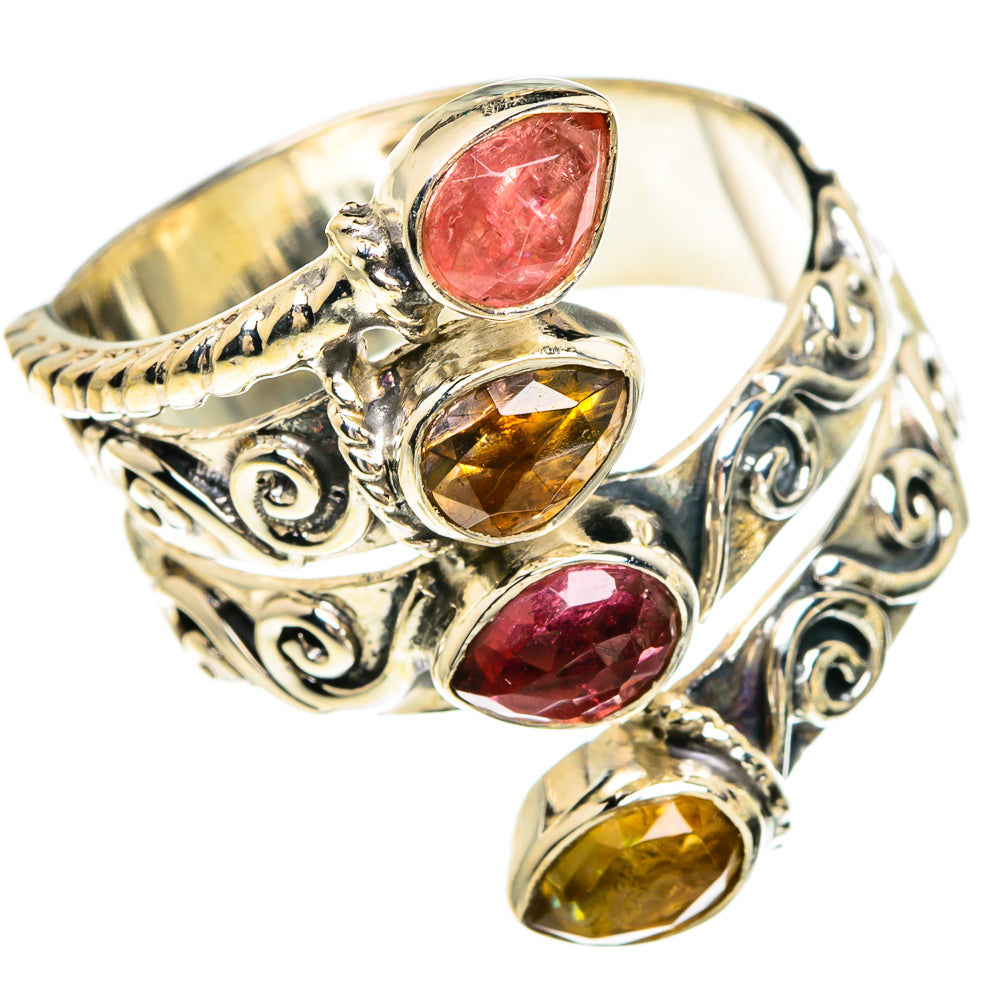 Pink Tourmaline Rings handcrafted by Ana Silver Co - RING82453