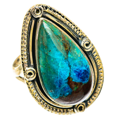 Chrysocolla Rings handcrafted by Ana Silver Co - RING82461