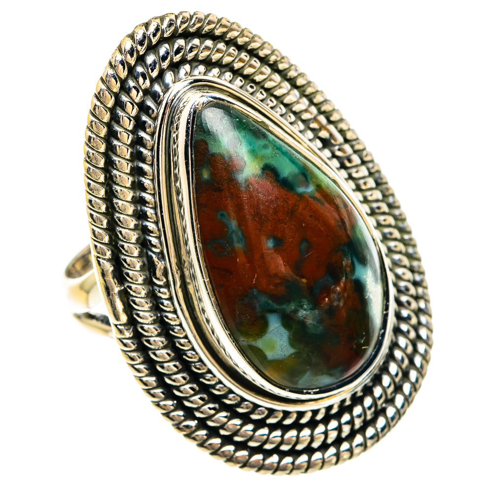 Ocean Jasper Rings handcrafted by Ana Silver Co - RING82494