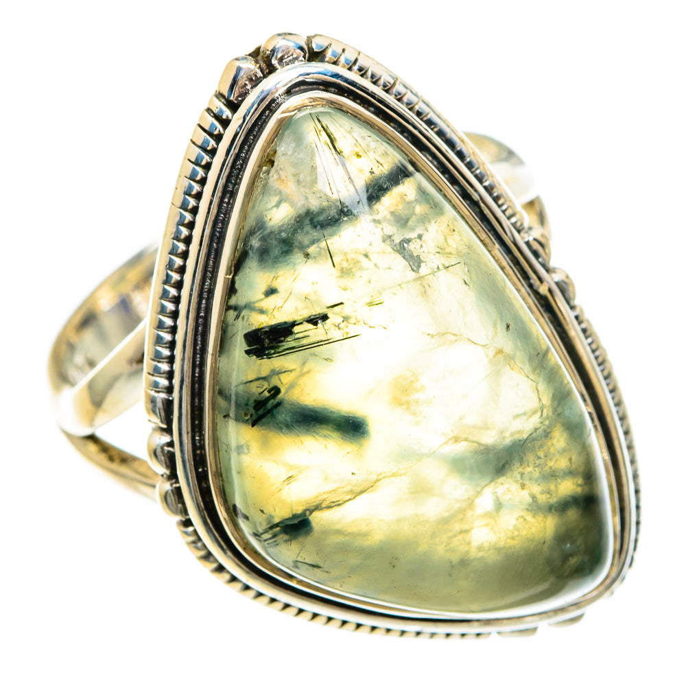 Prehnite Rings handcrafted by Ana Silver Co - RING82516